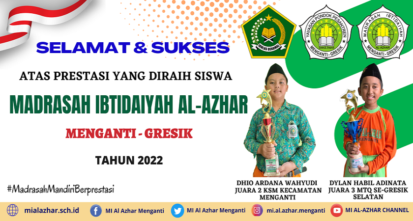 Siswa MI Al Azhar Menganti Raih Juara 2 KSM Tingkat Kecamatan Dan Juara