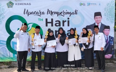MI Al-Azhar Menganti Raih Empat Penghargaan Anugerah GTK Kemenag Gresik