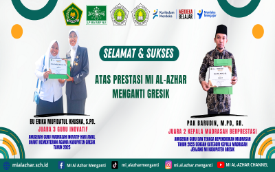 Keren, Guru dan Kepala MI Al-Azhar Sabet Juara Anugerah Guru dan Tenaga Kependidikan Madrasah Kemenag RI 2024